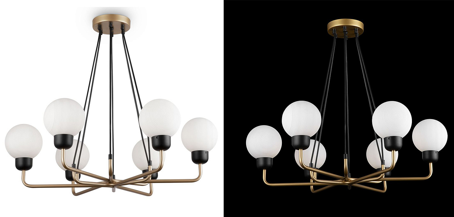 Люстра Andresa Chandelier 6 Balls Люстра Andresa Chandelier 6 Balls - Loft-Concept в Саратове