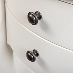 Белая тумба на фигурных ножках Shelby варинант исполнения - 4 | Loft Concept в Саратове