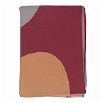 Плед из хлопка с абстрактным принтом Elysian Flow Ember варинант исполнения - 5 | Loft Concept в Саратове