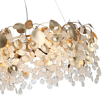 Люстра с декоративными подвесками из прозрачного стекла в форме монеток FAIRYTREE Light варинант исполнения - 11 | Loft Concept в Саратове