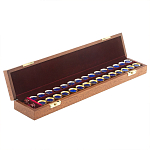 Нарды настольные из натурального камня лазурит и долерит Backgammon from Stone варинант исполнения - 9 | Loft Concept в Саратове