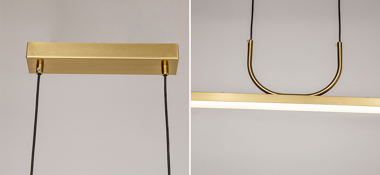Минималистичная золотая люстра Trumpet tube Минималистичная золотая люстра Trumpet tube - Loft-Concept в Саратове