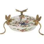 Блюдо фарфоровое Полет стрекоз Jita варинант исполнения - 1 | Loft Concept в Саратове