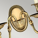 Бра с 2-мя бежевыми абажурами в классическом стиле Hinkley варинант исполнения - 5 | Loft Concept в Саратове