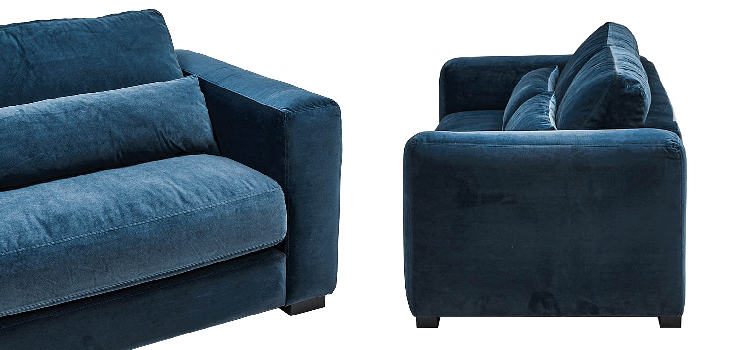Диван Kleber Sofa blue Диван Kleber Sofa blue - Loft-Concept в Саратове