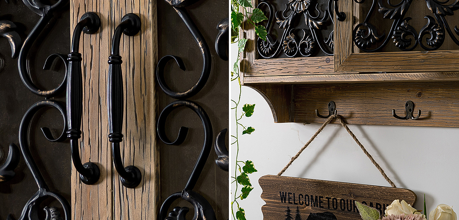 Полка Albert Provence Wood Shelf Полка Albert Provence Wood Shelf - Loft-Concept в Саратове