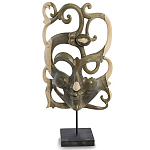 Маска ручной работы деревянная резная Mask Abstraction варинант исполнения - 1 | Loft Concept в Саратове