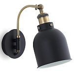 Бра с черным плафоном из металла Roomsy варинант исполнения - 1 | Loft Concept в Саратове