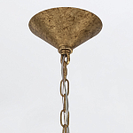 Люстра подвесная с круглыми дисками из серого фактурного стекла с белым матовым шаром внутри Quintiesse варинант исполнения - 4 | Loft Concept в Саратове