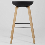 Барный стул на ножках из натурального дерева Boras Black варинант исполнения - 4 | Loft Concept в Саратове