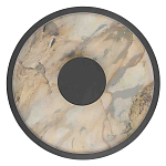 Бра круглое светодиодное с черной рамкой Stone Circle варинант исполнения - 1 | Loft Concept в Саратове