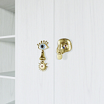 Большой шкаф с витриной Elsa Dreams White варинант исполнения - 4 | Loft Concept в Саратове