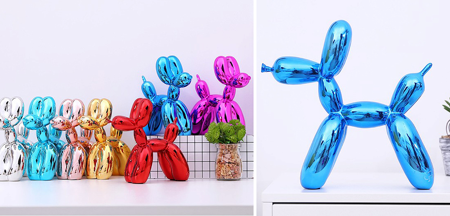 Статуэтка Jeff Koons Balloon Dog medium Blue Статуэтка Jeff Koons Balloon Dog medium Blue - Loft-Concept в Саратове
