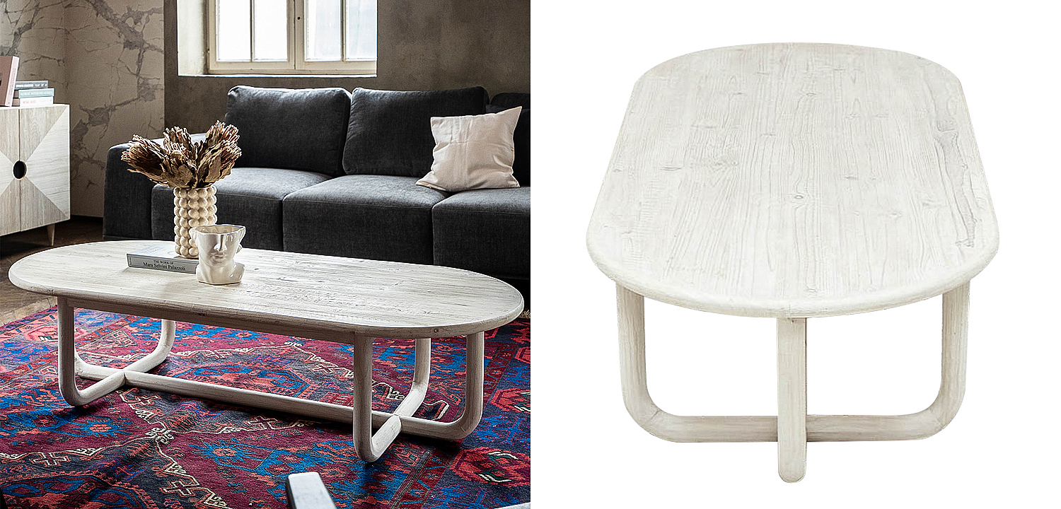 Кофейный стол Mathis Wood Coffee Table Кофейный стол Mathis Wood Coffee Table - Loft-Concept в Саратове
