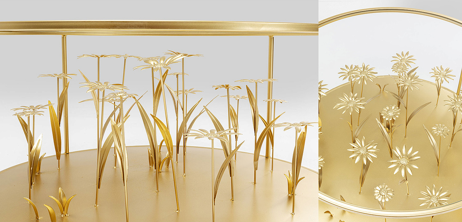 Кофейный стол Golden Flowers Кофейный стол Golden Flowers - Loft-Concept в Саратове