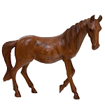Статуэтка из дерева суар дикая лошадь Wild Horses варинант исполнения - 3 | Loft Concept в Саратове