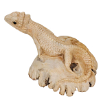 Статуэтка из дерева ящерица Animals of the World варинант исполнения - 4 | Loft Concept в Саратове