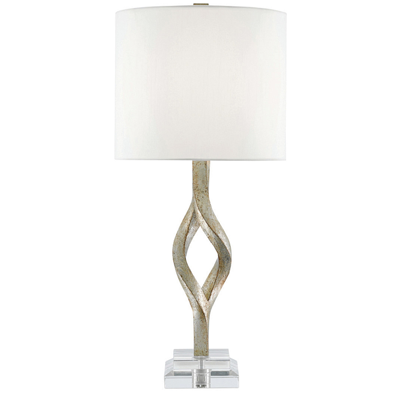 Настольная лампа с фигурным состаренным основанием Flooding with Light ivory ( слоновая кость ) Серебряный Прозрачный Настольная лампа с фигурным состаренным основанием Flooding with Light ivory ( слоновая кость ) Серебряный Прозрачный в Саратове | Loft Concept
