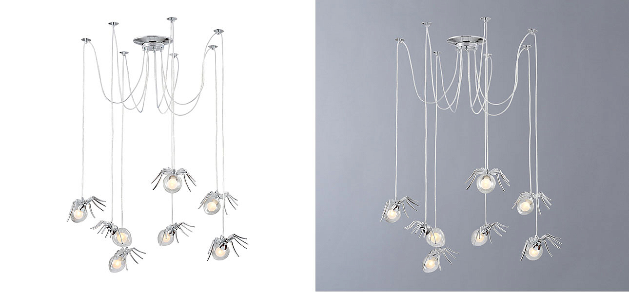 Люстра серебряная Паук Spiders lamp 7 Люстра серебряная Паук Spiders lamp 7 - Loft-Concept в Саратове