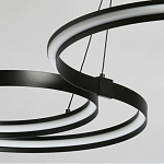 Люстра подвесная светодиодная в виде волнообразной ленты Ribbon Vortex варинант исполнения - 11 | Loft Concept в Саратове