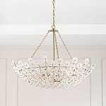 Люстра декорированная цветами из стекла Lightness of Flowers варинант исполнения - 2 | Loft Concept в Саратове