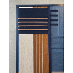 Панно из шнура Синяя геометрическая абстракция wall panel line Blue варинант исполнения - 3 | Loft Concept в Саратове