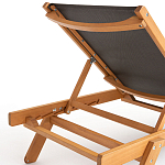 Шезлонг из текстиля и эвкалипта Power of Nature варинант исполнения - 4 | Loft Concept в Саратове