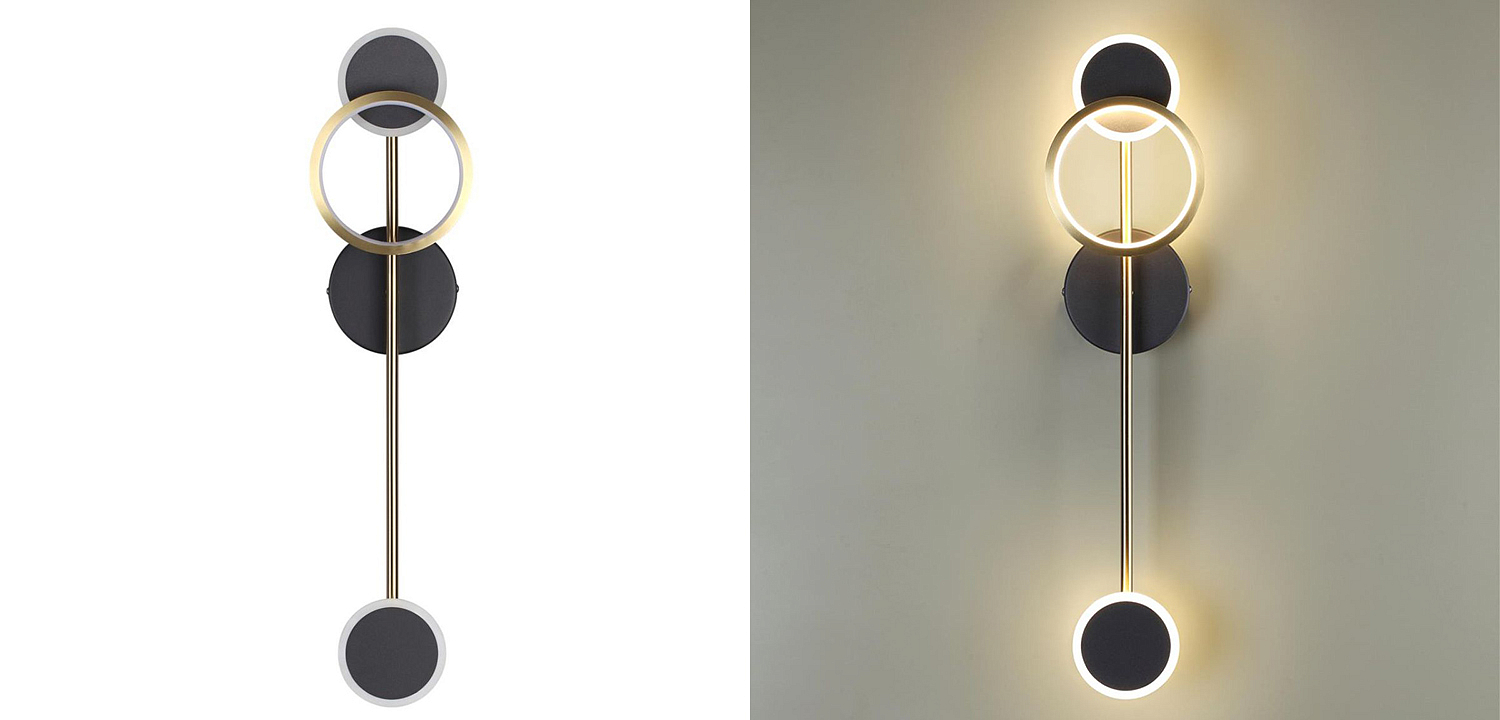 Бра Bendik Gold Ring Wall lamp A Бра Bendik Gold Ring Wall lamp A - Loft-Concept в Саратове