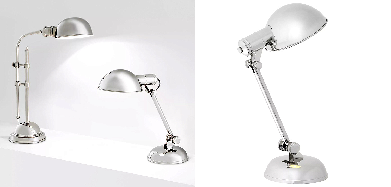 Настольная лампа Eichholtz Desk Lamp Navy Настольная лампа Eichholtz Desk Lamp Navy - Loft-Concept в Саратове