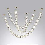 Подвесной светильник из прозрачных шаров Bubbles Bocci варинант исполнения - 3 | Loft Concept в Саратове