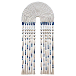 Настенное украшение из нитей Корона с кисточками Crown Wall Hanging варинант исполнения - 4 | Loft Concept в Саратове