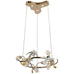 Люстра с хрустальными плафонами и декором Alvere Crystal Chandelier 6 варинант исполнения - 2 | Loft Concept в Саратове