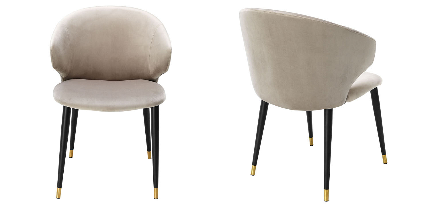 Стул Eichholtz DINING CHAIR VOLANTE beige Стул Eichholtz DINING CHAIR VOLANTE beige - Loft-Concept в Саратове