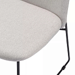 Стул мягкий светло-серый Chair Gray Runners варинант исполнения - 7 | Loft Concept в Саратове