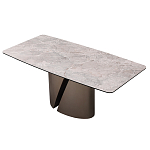 Стол обеденный керамический серый Servorios варинант исполнения - 3 | Loft Concept в Саратове