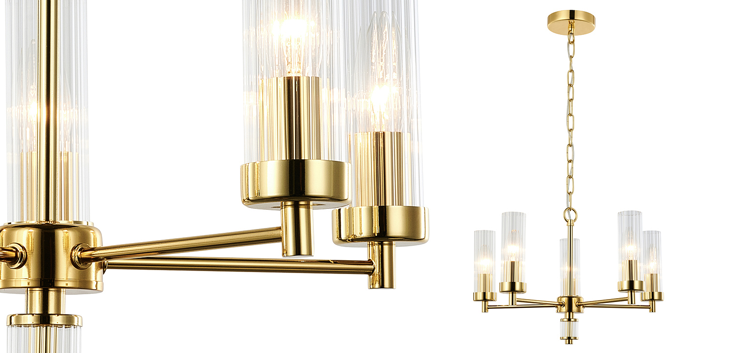 Люстра Jeanette Chandelier Gold 46 Люстра Jeanette Chandelier Gold 46 - Loft-Concept в Саратове
