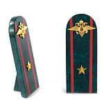 Сувенир Погон МВД из натурального камня змеевик Souvenir Epaulets варинант исполнения - 5 | Loft Concept в Саратове