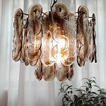 Люстра из круглых стеклянных элементов Vienna варинант исполнения - 6 | Loft Concept в Саратове