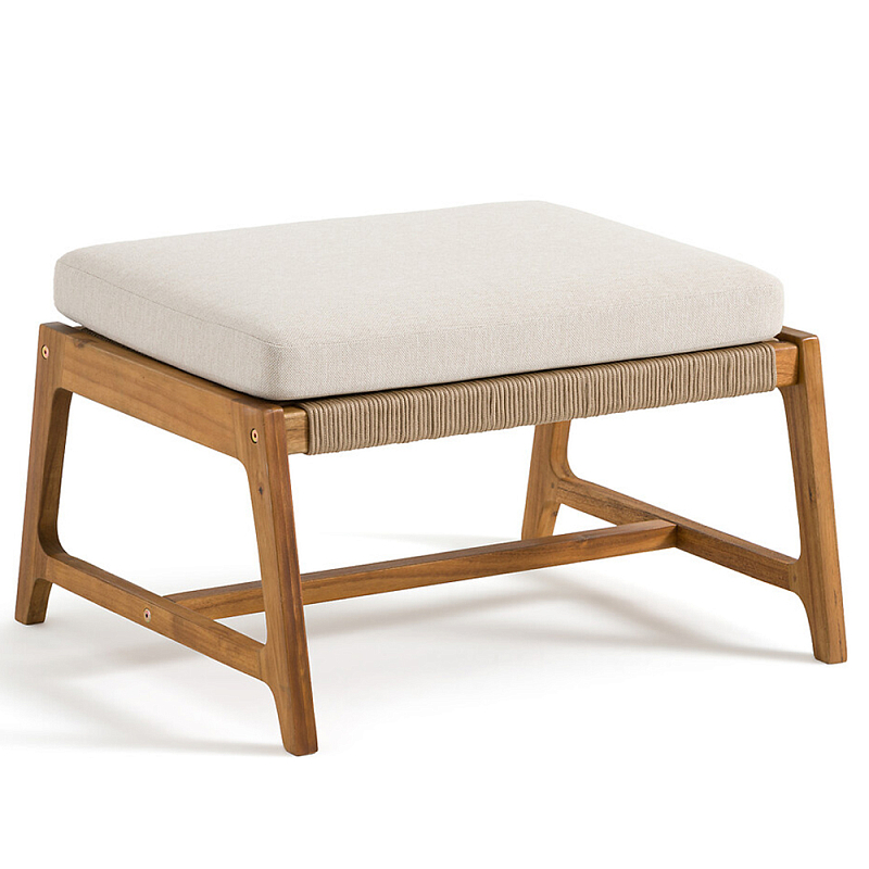 Оттоманка садовая из акации Comfortable Оттоманка садовая из акации Comfortable в Саратове | Loft Concept