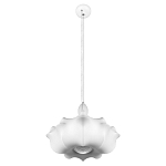 Подвесной светильник с белым фигурным абажуром и мягкими волнистыми краями Cloud Motion  варинант исполнения - 2 | Loft Concept в Саратове