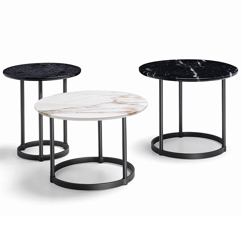 Кофейный стол REGENT Coffee Table Черный Серый Кофейный стол REGENT Coffee Table Черный Серый в Саратове | Loft Concept