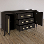 Буфет Primo с тремя ящиками и двумя фасадами Темный орех варинант исполнения - 5 | Loft Concept в Саратове