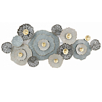 Панно настенное Blank Sheet Gray Flower варинант исполнения - 1 | Loft Concept в Саратове