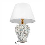 Настольная лампа с цветочной росписью Lamp Flower Painting варинант исполнения - 3 | Loft Concept в Саратове