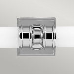 Бра для ванных комнат горизонтальное с двумя матовыми стеклянными цилиндическими плафонами Feiss варинант исполнения - 6 | Loft Concept в Саратове