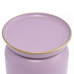 Журнальный столик круглый сиреневого цвета Noticeable Element варинант исполнения - 2 | Loft Concept в Саратове