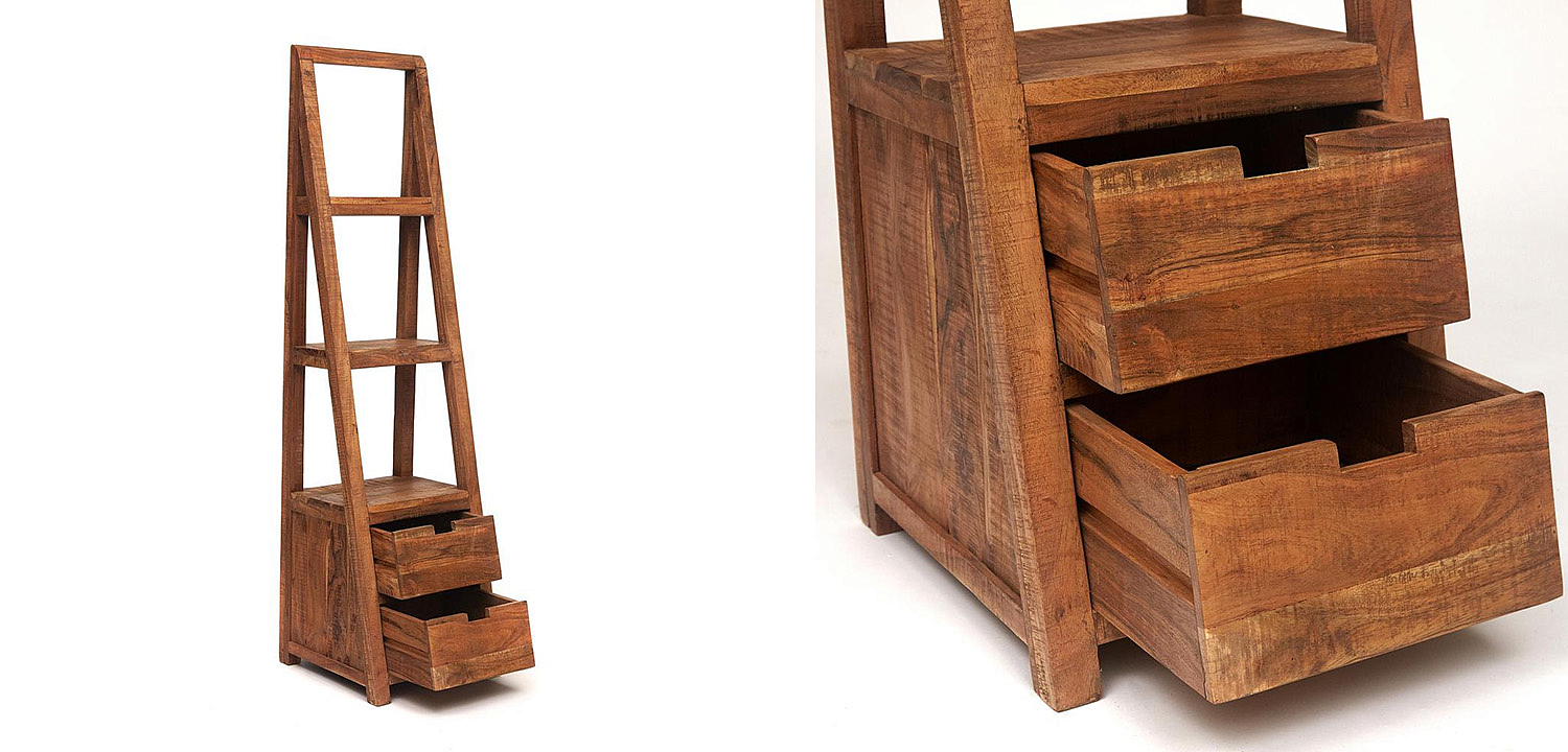 Этажерка Acacia Bookcase Freya II Этажерка Acacia Bookcase Freya II - Loft-Concept в Саратове