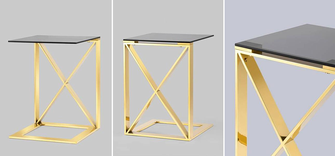 Стол приставной Lanzheron Collection Gold Стол приставной Lanzheron Collection Gold - Loft-Concept в Саратове