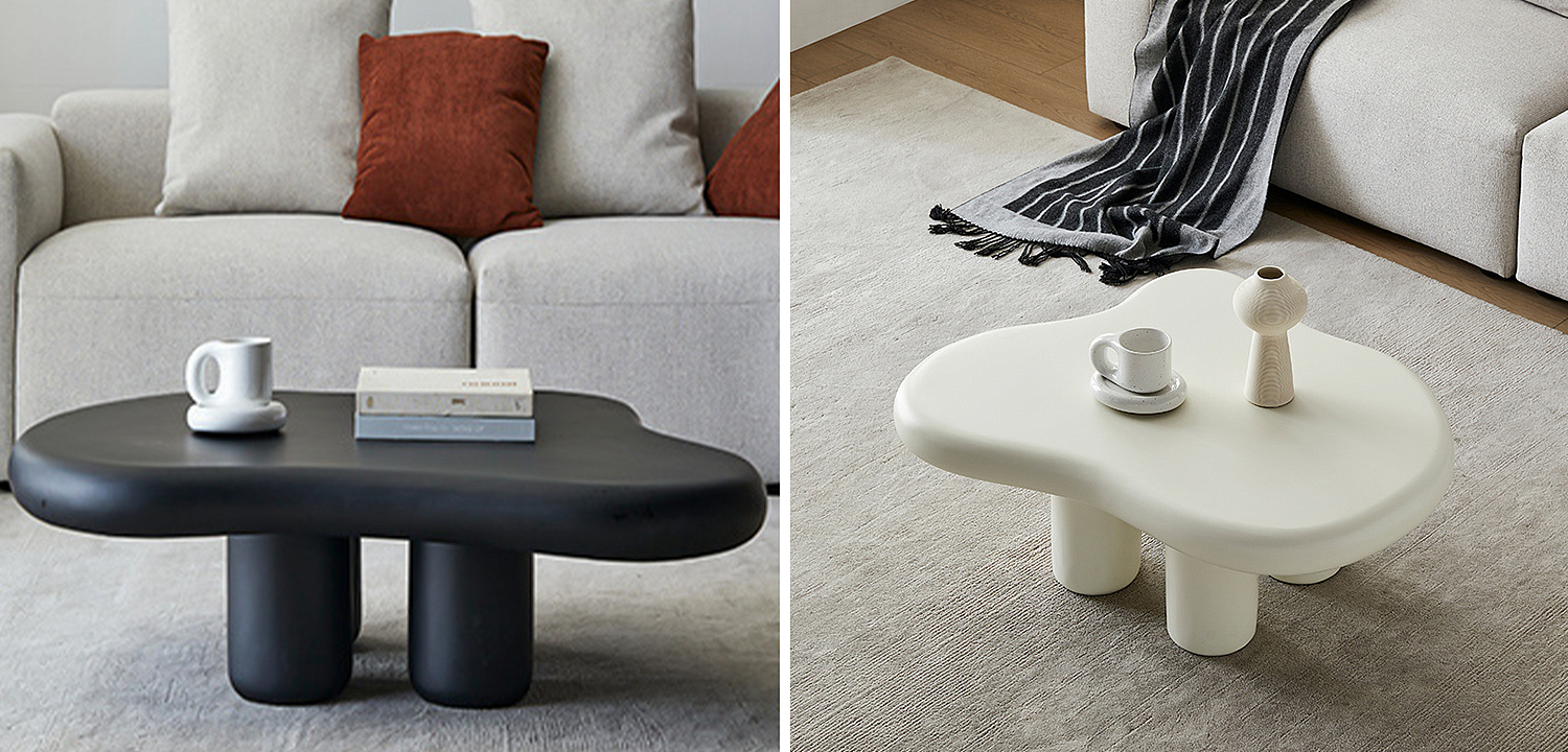 Комплект кофейных столиков Aine Curved Coffee Tables Комплект кофейных столиков Aine Curved Coffee Tables - Loft-Concept в Саратове