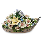 Статуэтка фарфоровая Лодка с цветами Charming Statuette варинант исполнения - 1 | Loft Concept в Саратове